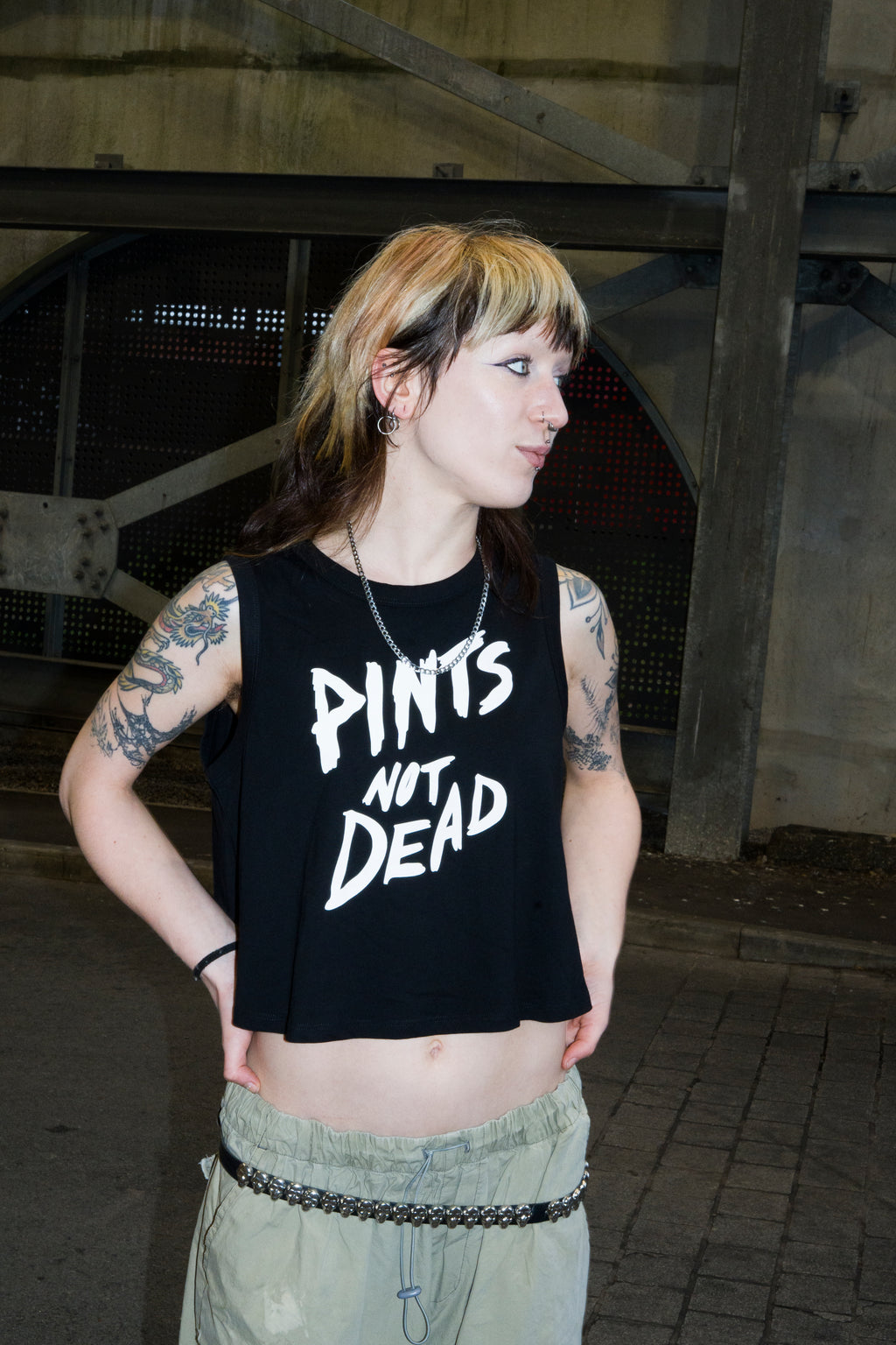 Pints Not Dead Crop Top