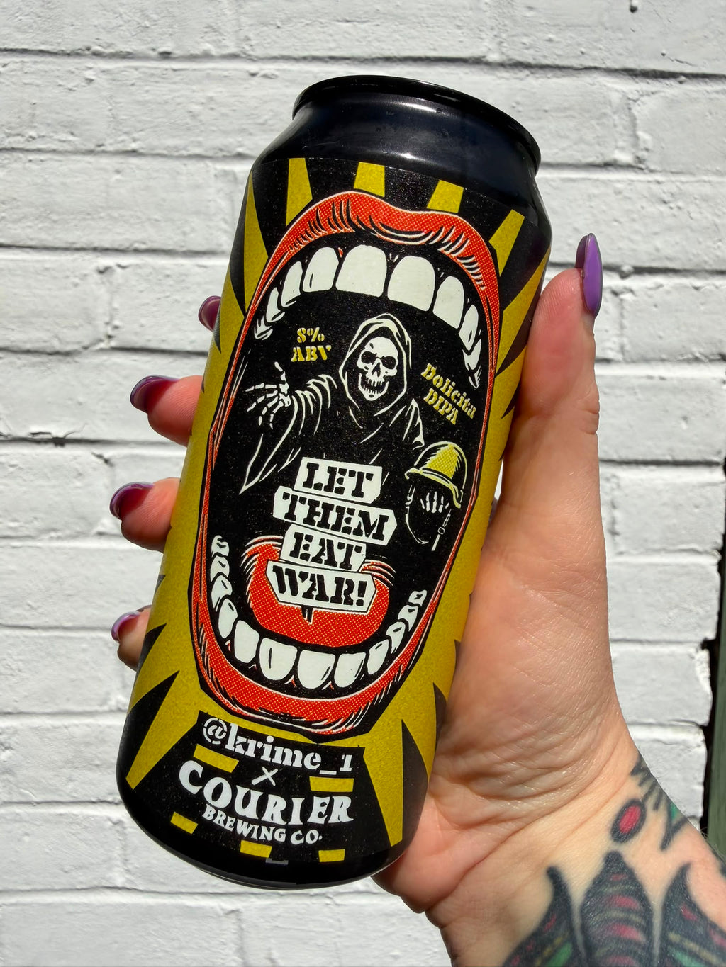 Let Them Eat War x Krime_1 | 440ml Can