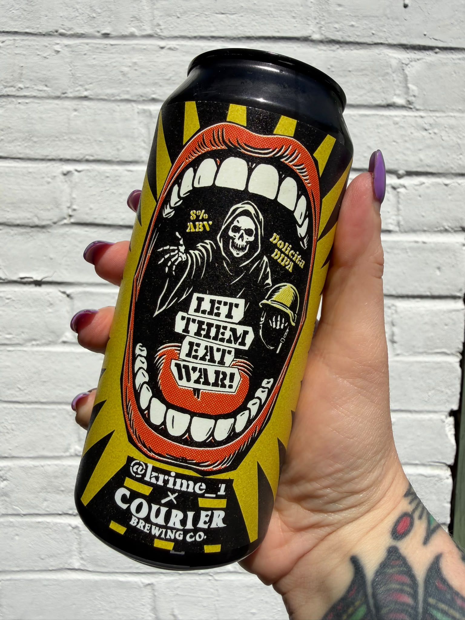 Let Them Eat War x Krime_1 | 440ml Can