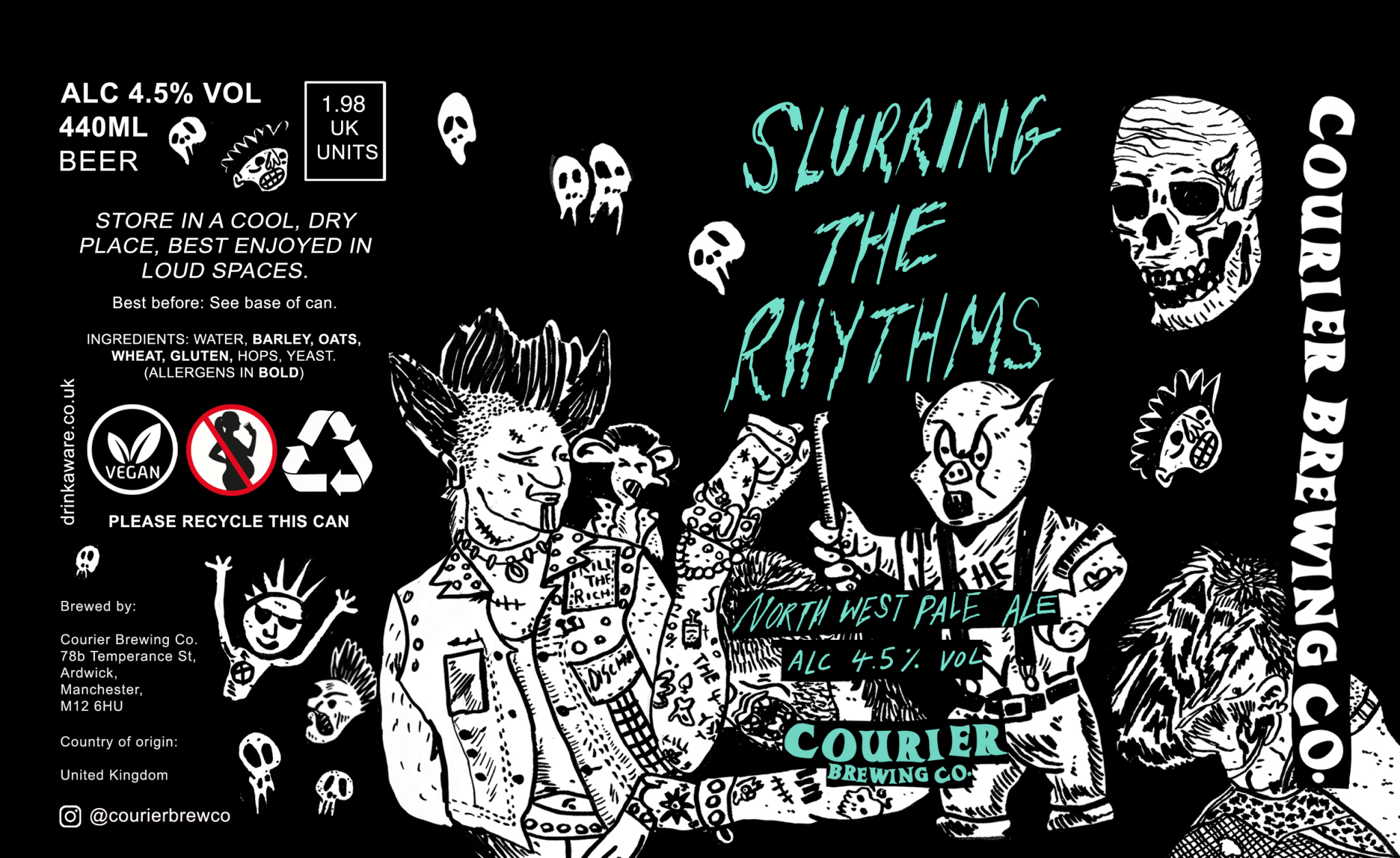 Slurring the Rhythms | 4.5% North West Pale